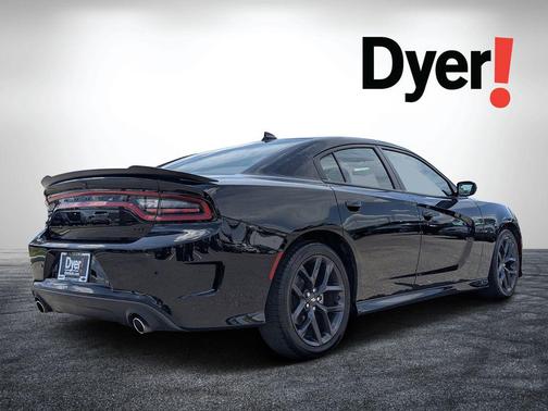 Pitch Black Clearcoat 2023 Dodge Charger GT