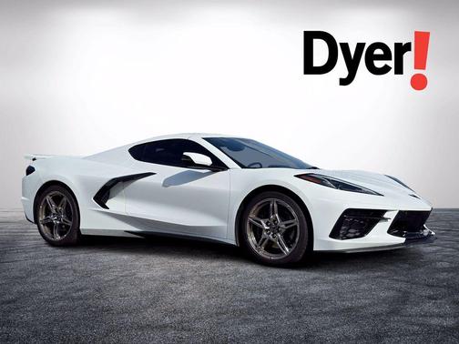 Arctic White 2025 Chevrolet Corvette Stingray w/1LT