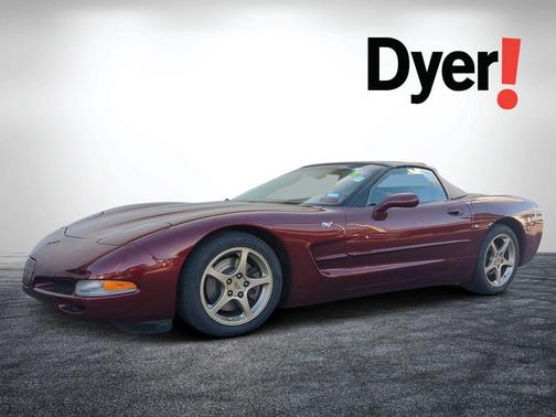 50th Anniversary Red 2003 Chevrolet Corvette Base