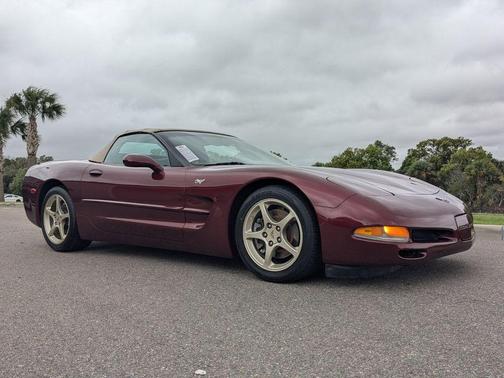 50th Anniversary Red 2003 Chevrolet Corvette Base