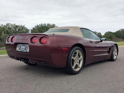 50th Anniversary Red 2003 Chevrolet Corvette Base