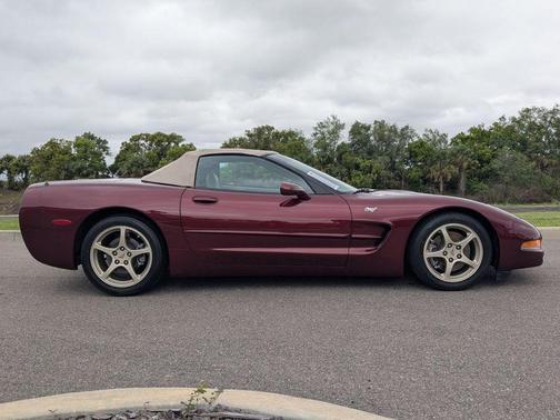50th Anniversary Red 2003 Chevrolet Corvette Base