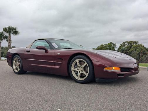50th Anniversary Red 2003 Chevrolet Corvette Base