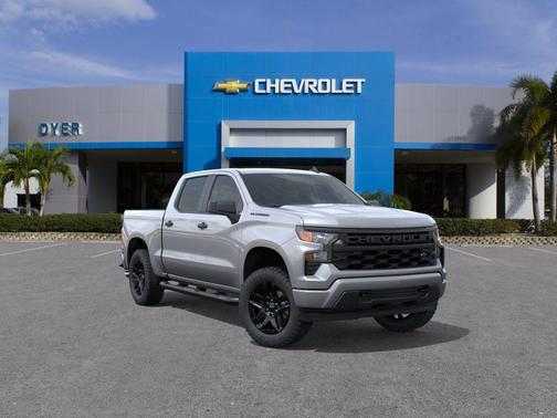 Sterling Gray Metallic 2026 Chevrolet Silverado 1500 Custom