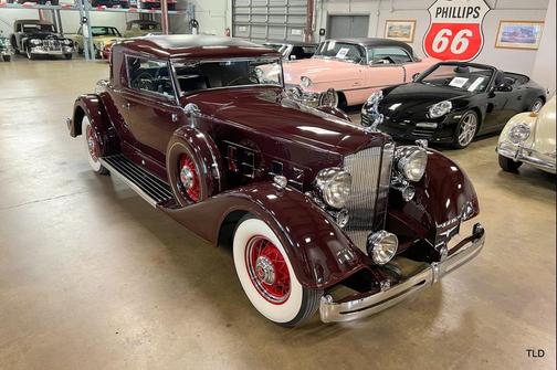 1934 Packard Super Eight 2 Passenger Coupe