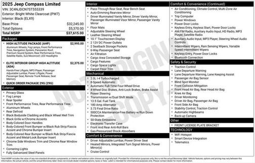 2025 Jeep Compass Limited