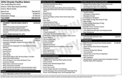 2026 Chrysler Pacifica L