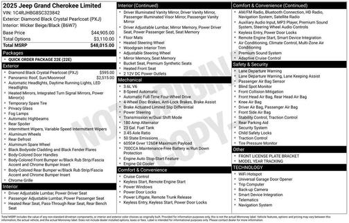 2025 Jeep Grand Cherokee Limited