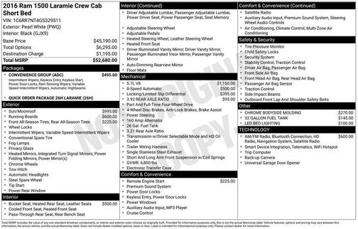 2016 RAM 1500 Laramie