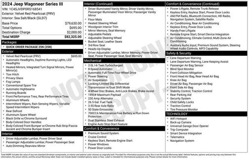 2024 Jeep Wagoneer Series III 4x4