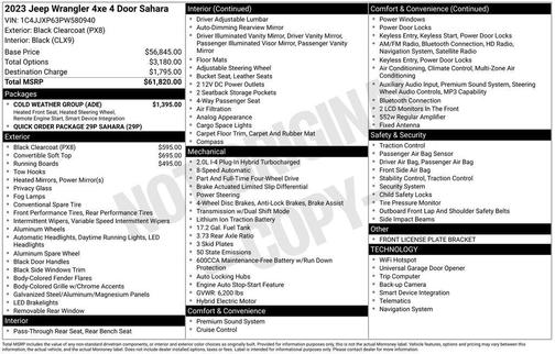 2023 Jeep Wrangler 4xe Sahara