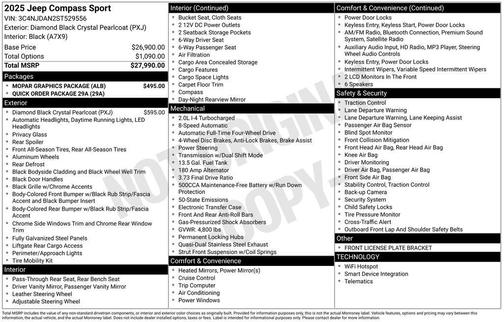 2025 Jeep Compass Sport