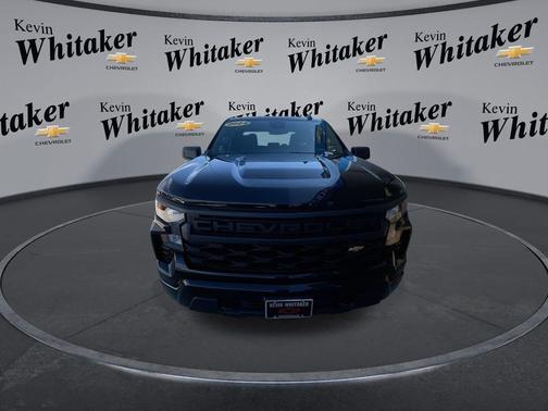 Black 2024 Chevrolet Silverado 1500 Custom