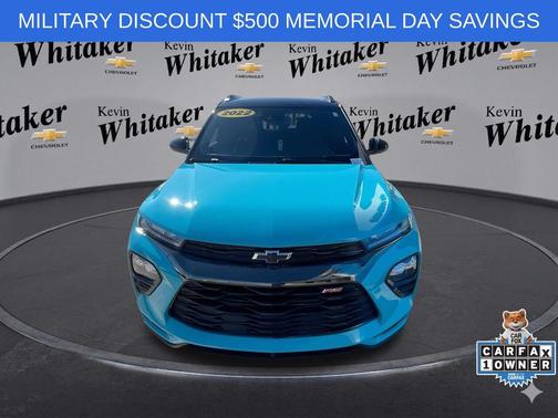 Oasis Blue 2022 Chevrolet Trailblazer RS