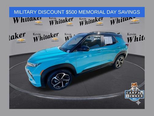 Oasis Blue 2022 Chevrolet Trailblazer RS