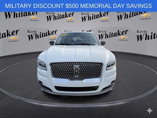 Pristine White Metallic Tri-Coat 2024 Lincoln Navigator Reserve