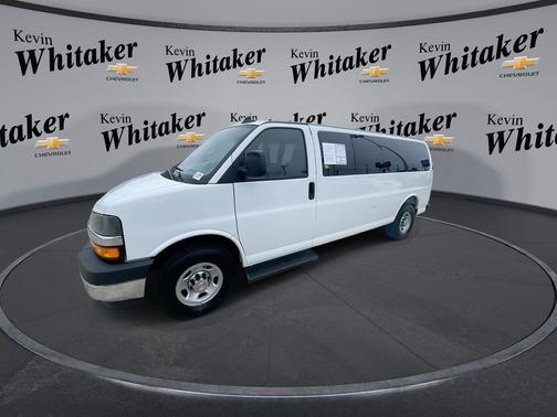 Summit White 2025 Chevrolet Express 3500 RWD 3500 Extended Wheelbase LT