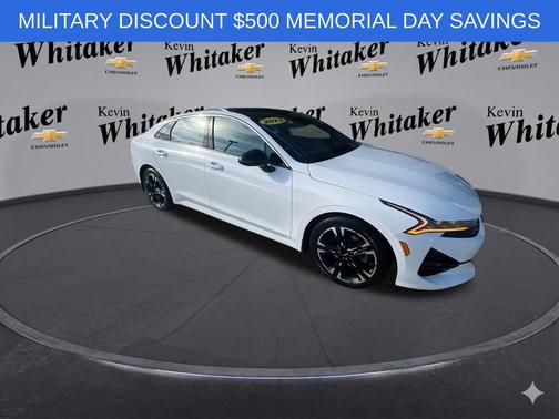 Glacial White Pearl 2022 Kia K5 GT-Line