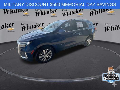 Blue Glow Metallic 2023 Chevrolet Equinox Premier w/1LZ