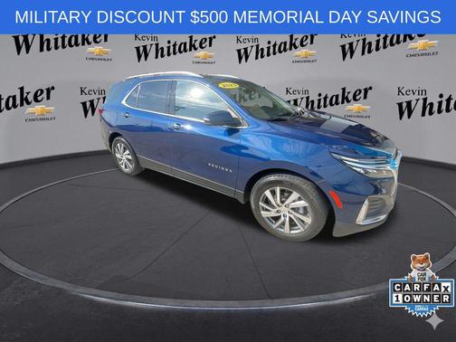 Blue Glow Metallic 2023 Chevrolet Equinox Premier w/1LZ