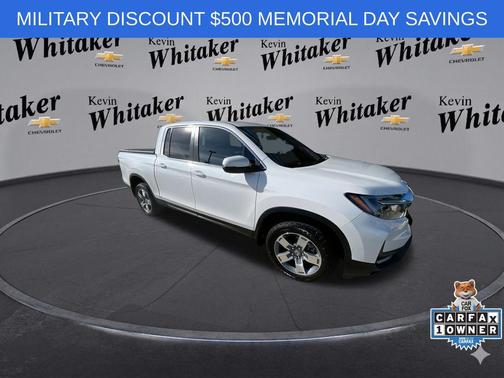 Platinum White Pearl 2024 Honda Ridgeline RTL