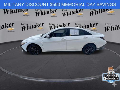 Atlas White 2024 Hyundai ELANTRA N Line
