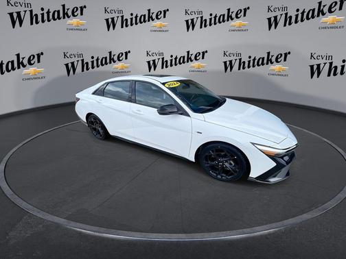Atlas White 2024 Hyundai ELANTRA N Line