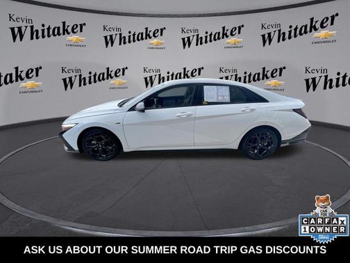 Atlas White 2024 Hyundai ELANTRA N Line