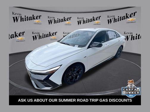 Atlas White 2024 Hyundai ELANTRA N Line