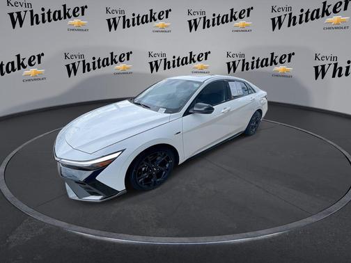 Atlas White 2024 Hyundai ELANTRA N Line
