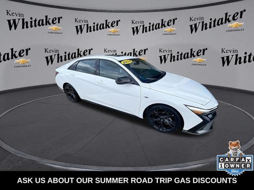 Atlas White 2024 Hyundai ELANTRA N Line