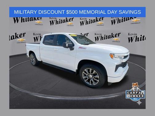 Summit White 2023 Chevrolet Silverado 1500 RST