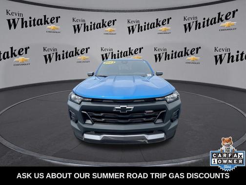 Glacier Blue Metallic 2023 Chevrolet Colorado Trail Boss