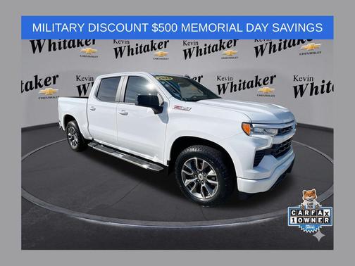 Summit White 2025 Chevrolet Silverado 1500 RST