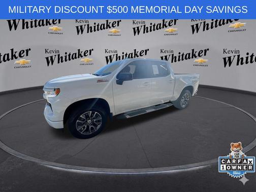 Summit White 2025 Chevrolet Silverado 1500 RST