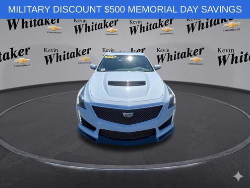 Crystal White Tricoat 2018 Cadillac CTS-V Base