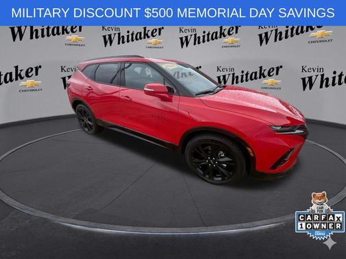 Red Hot 2021 Chevrolet Blazer RS