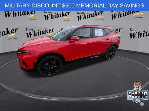 Red Hot 2021 Chevrolet Blazer RS