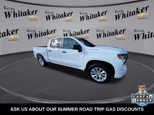Summit White 2023 Chevrolet Silverado 1500 Custom