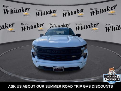 Summit White 2023 Chevrolet Silverado 1500 Custom