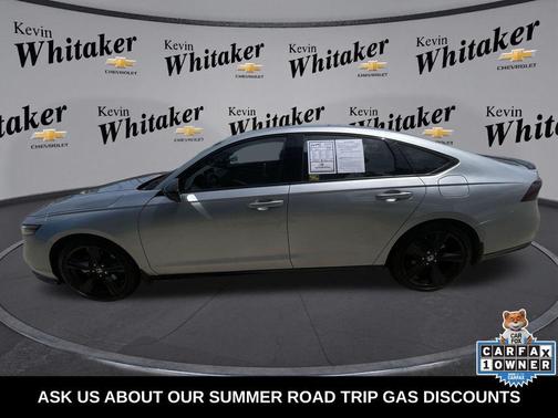 Solar Silver Metallic 2025 Honda Accord Hybrid Sport-L