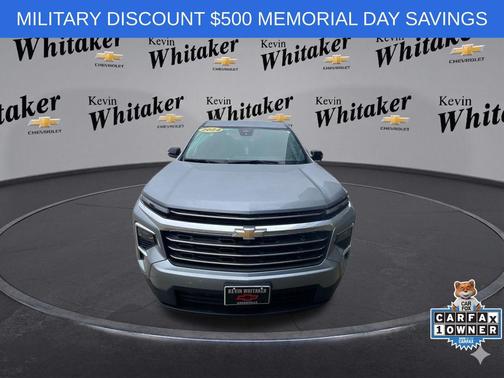 Sterling Gray Metallic 2024 Chevrolet Traverse LT