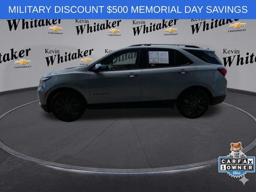 Sterling Gray Metallic 2024 Chevrolet Equinox FWD RS