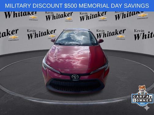 Ruby Flare Pearl 2022 Toyota Corolla LE