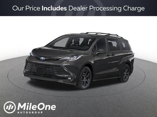 Midnight Black Metallic 2026 Toyota Sienna Woodland Edition