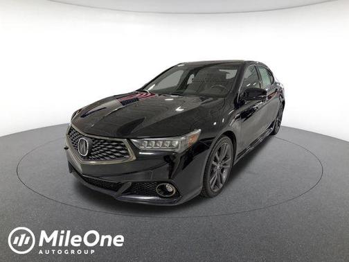 Crystal Black Pearl 2018 Acura TLX Technology