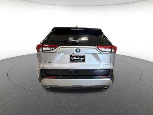 Silver Sky Metallic/Midnight Black Metallic 2022 Toyota RAV4 Hybrid SE