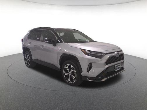 Silver Sky Metallic/Midnight Black Metallic 2023 Toyota RAV4 Prime XSE