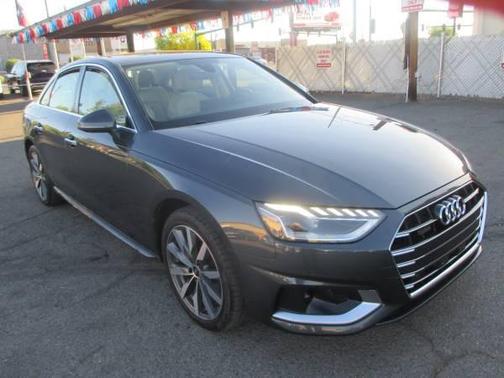 Black 2021 Audi A4 40 Premium Plus