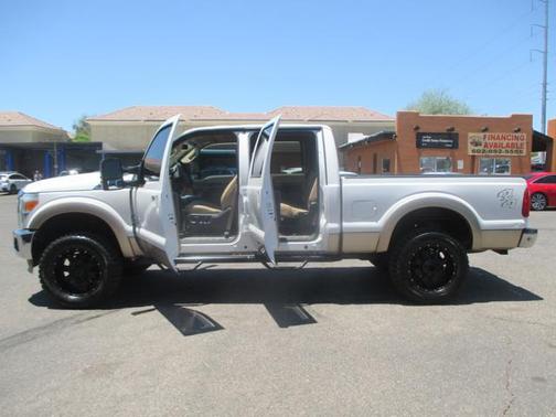 White 2012 Ford F-350 Lariat